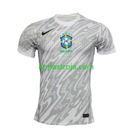 Billiga Fotbollströjor Brasilien Copa America Målvakt Hemma tröja 2024 Kortärmad